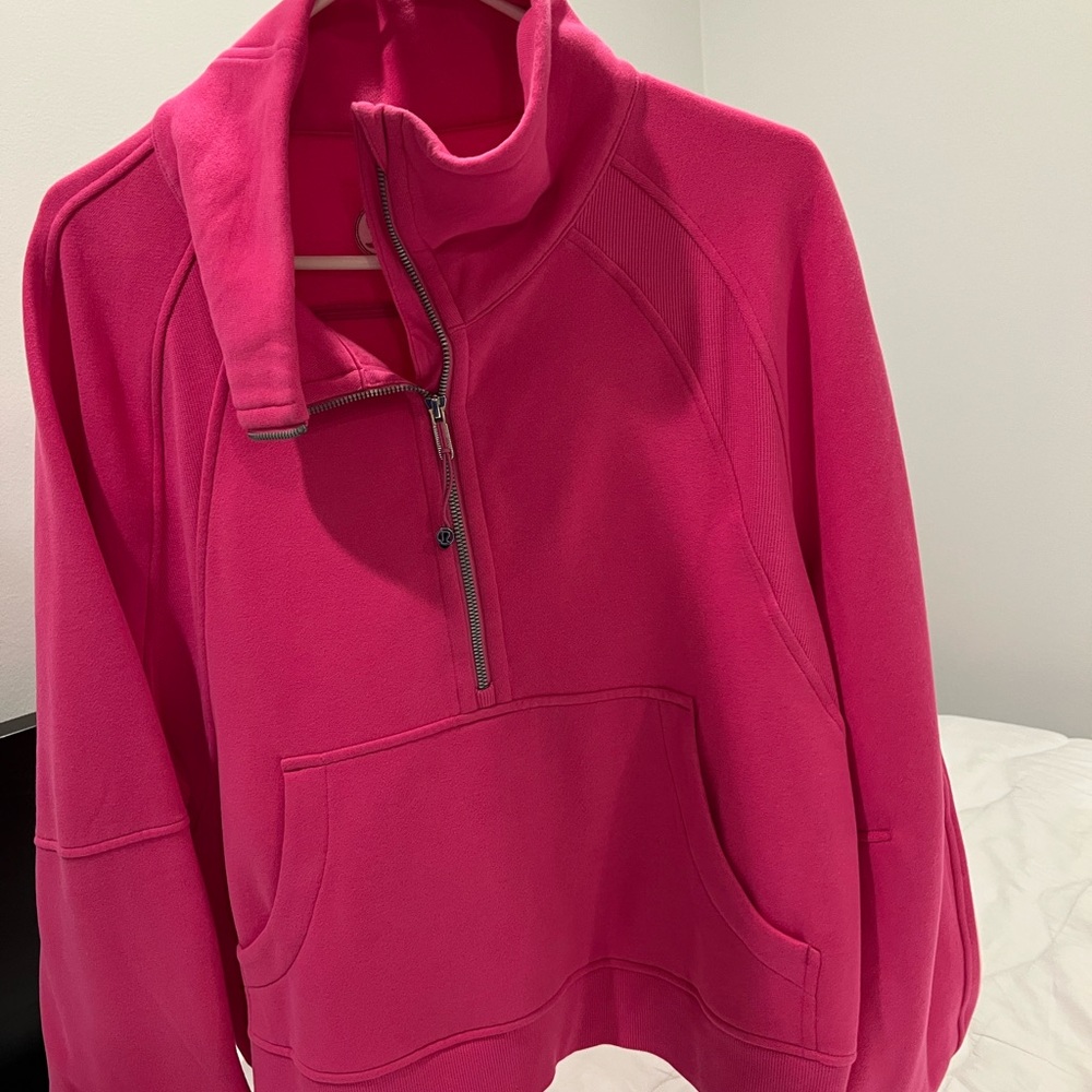 Lululemon Oversized Funnelneck  - Sonic Pink
